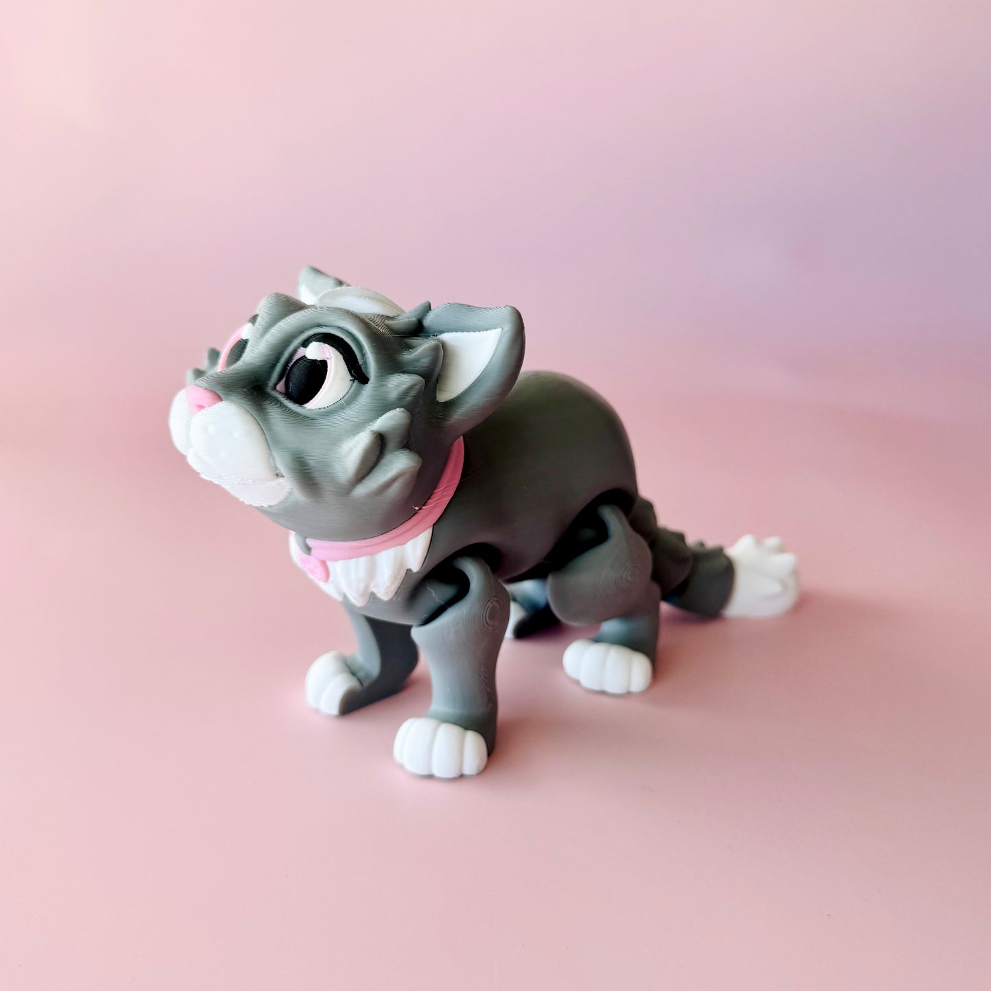 Grey Cat Figurine