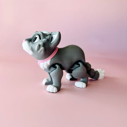 Grey Cat Figurine