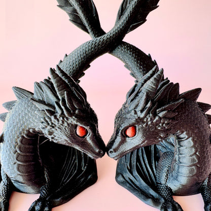 Twin Flame Dragon Book Holder