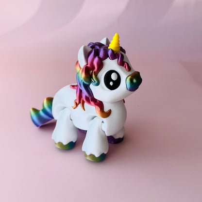 Rainbow Unicorn Figurine