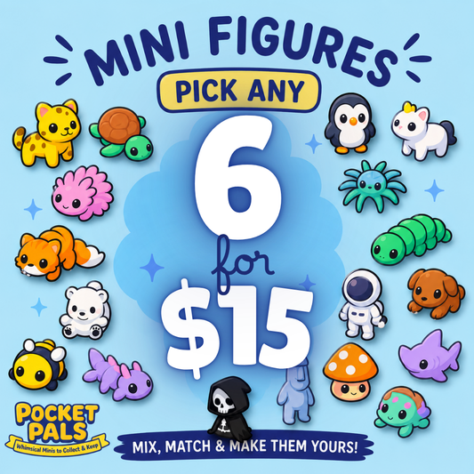 Pick Any 6 Pocket Pal Minis