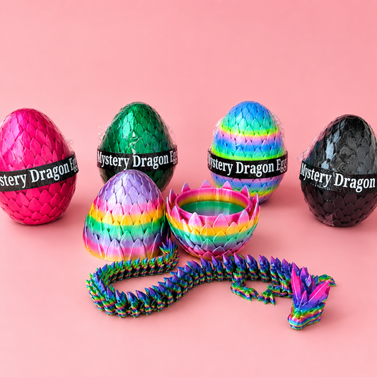 Mystery Dragon & Egg Figurine