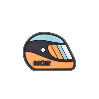 Norris F1 Helmet Shoe Charm