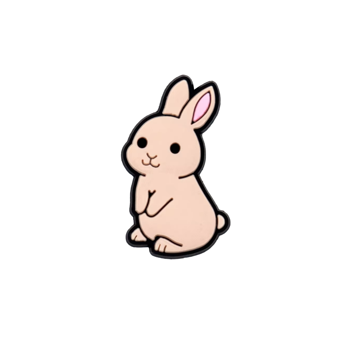 Bunny Rabbit Shoe Charm