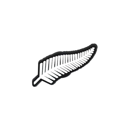 Silver Fern Shoe Charm