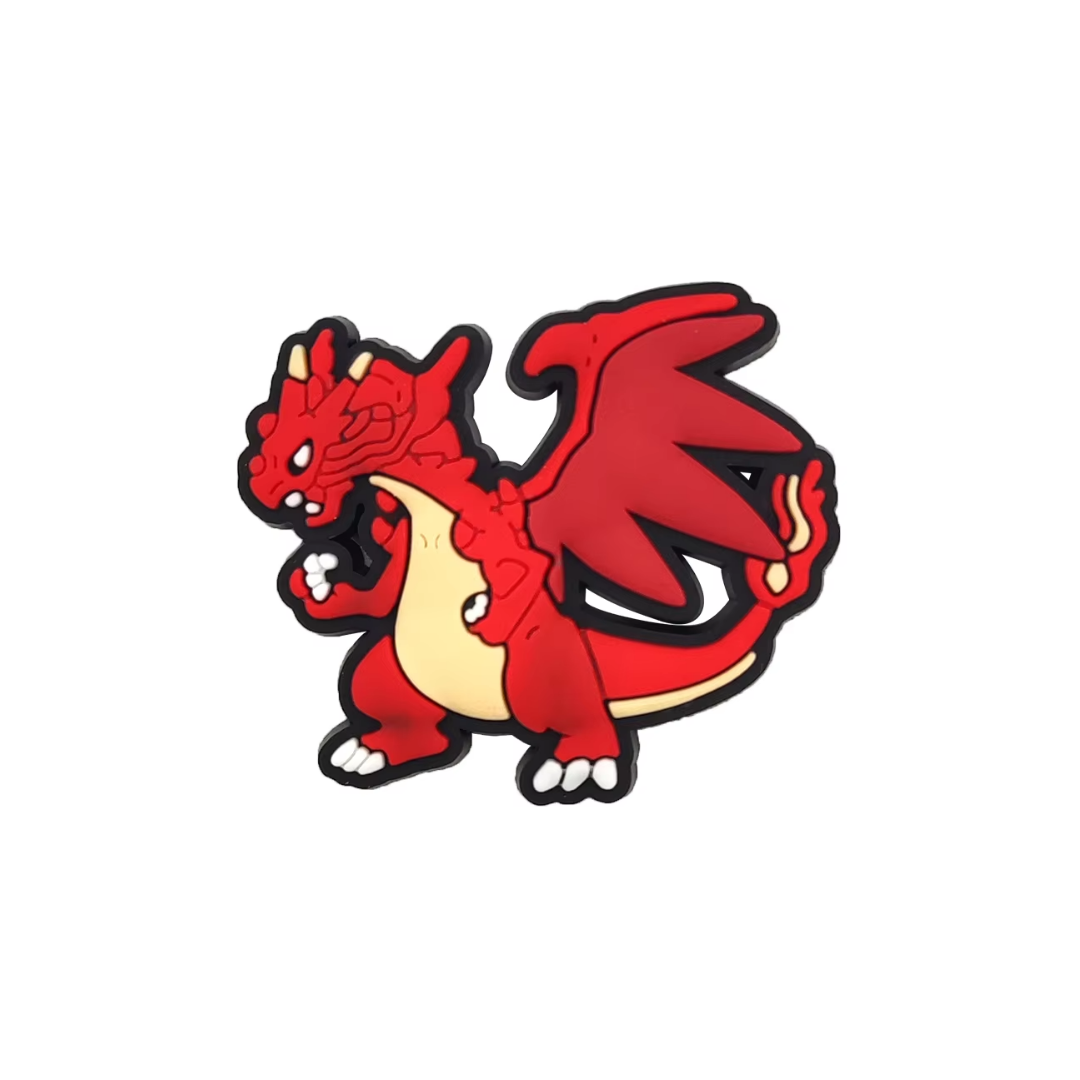 Red Dragon Shoe Charm