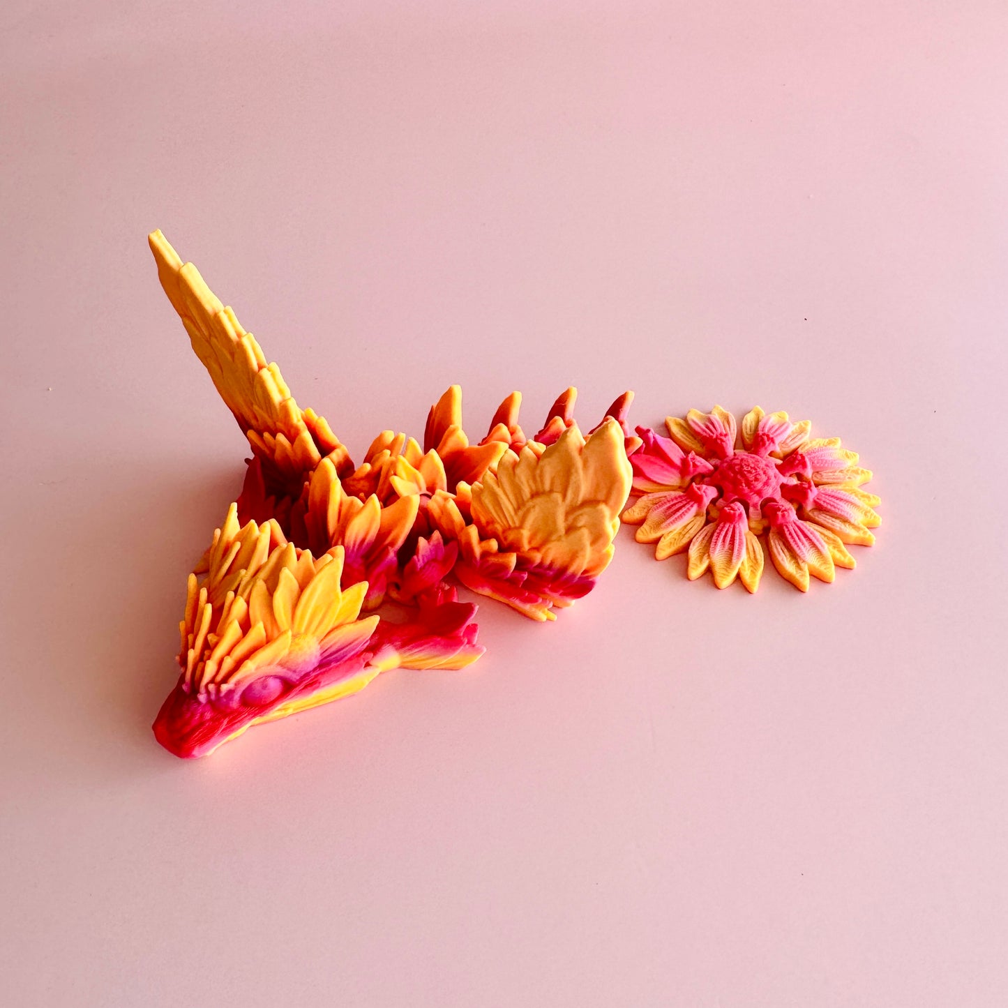 Sunflower Winged Dragon Tadling