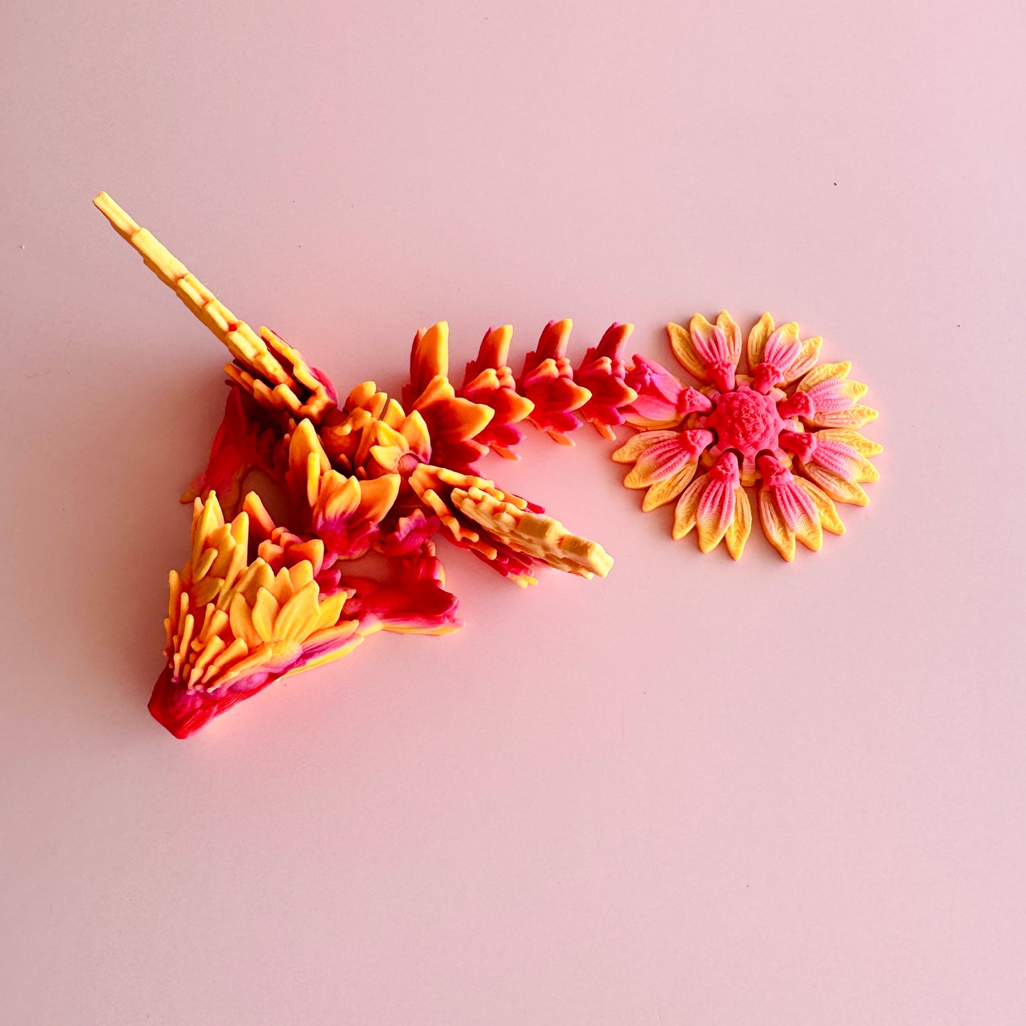 Sunflower Winged Dragon Tadling