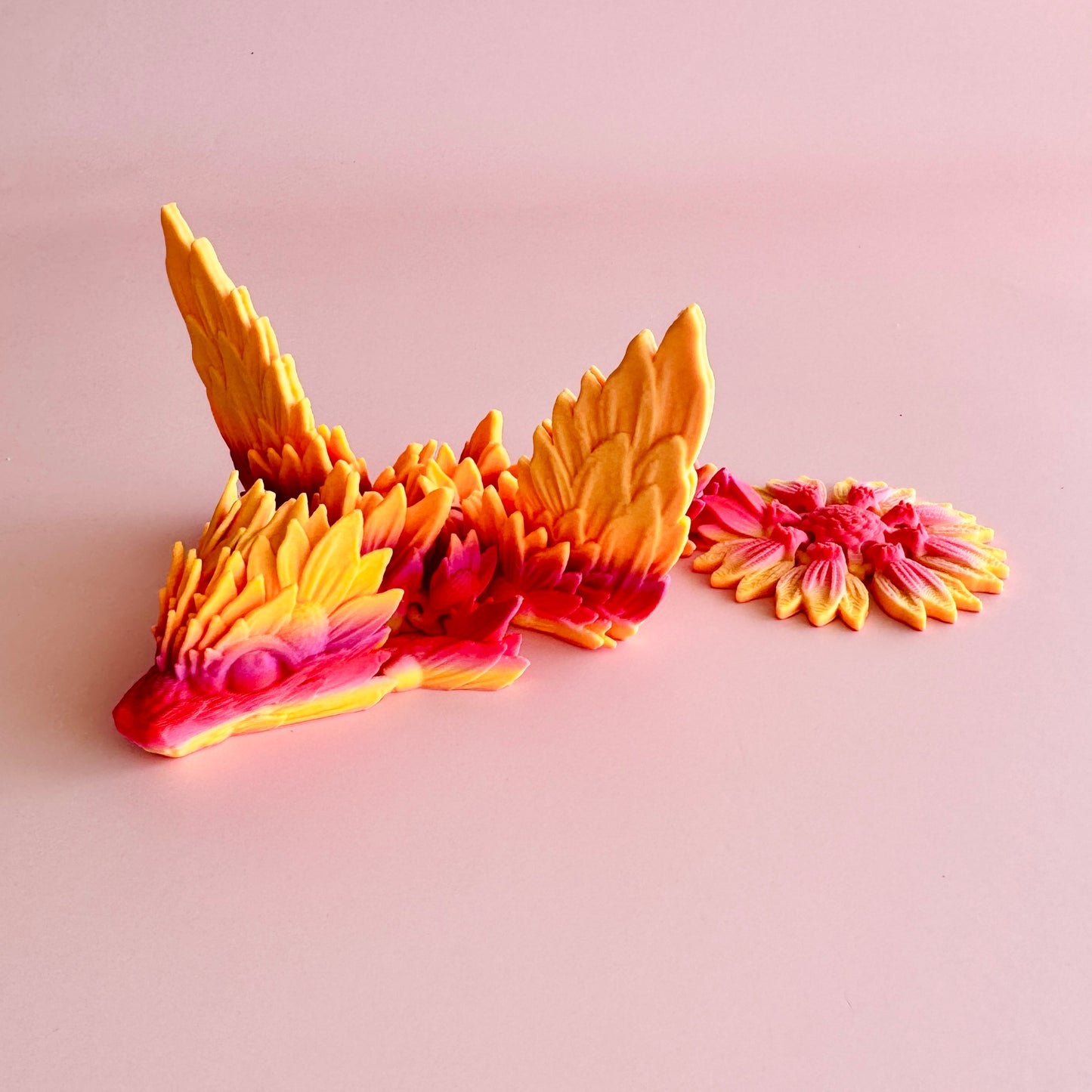 Sunflower Winged Dragon Tadling