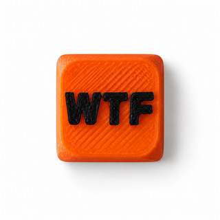 WTF Orange & Black