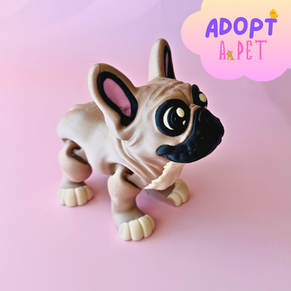 French Bulldog Dog Figurine
