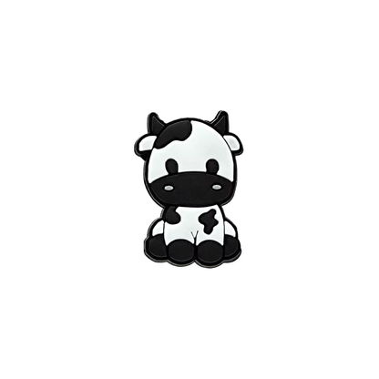 Black & White Cow Shoe Charm