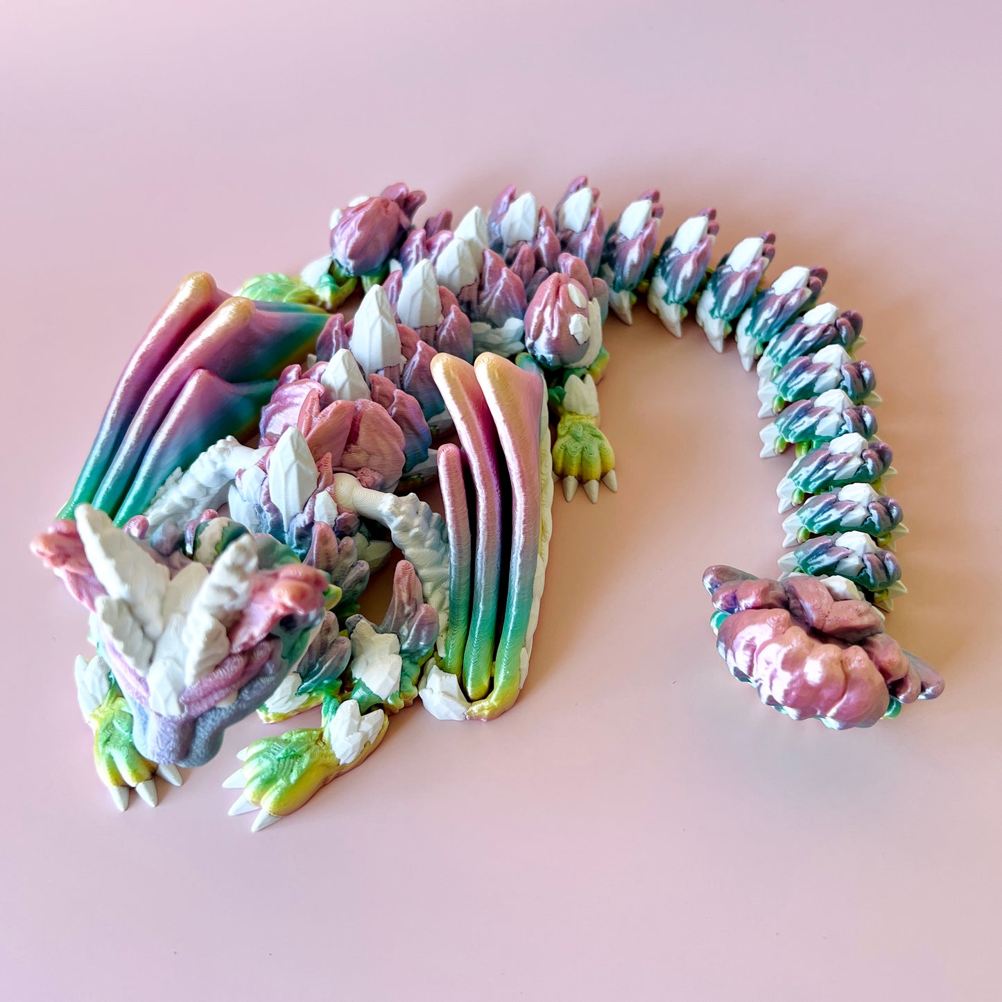 Cat Dragon with Wings Figurine