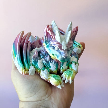 Cat Dragon with Wings Figurine