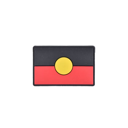 Aboriginal Flag Shoe Charm