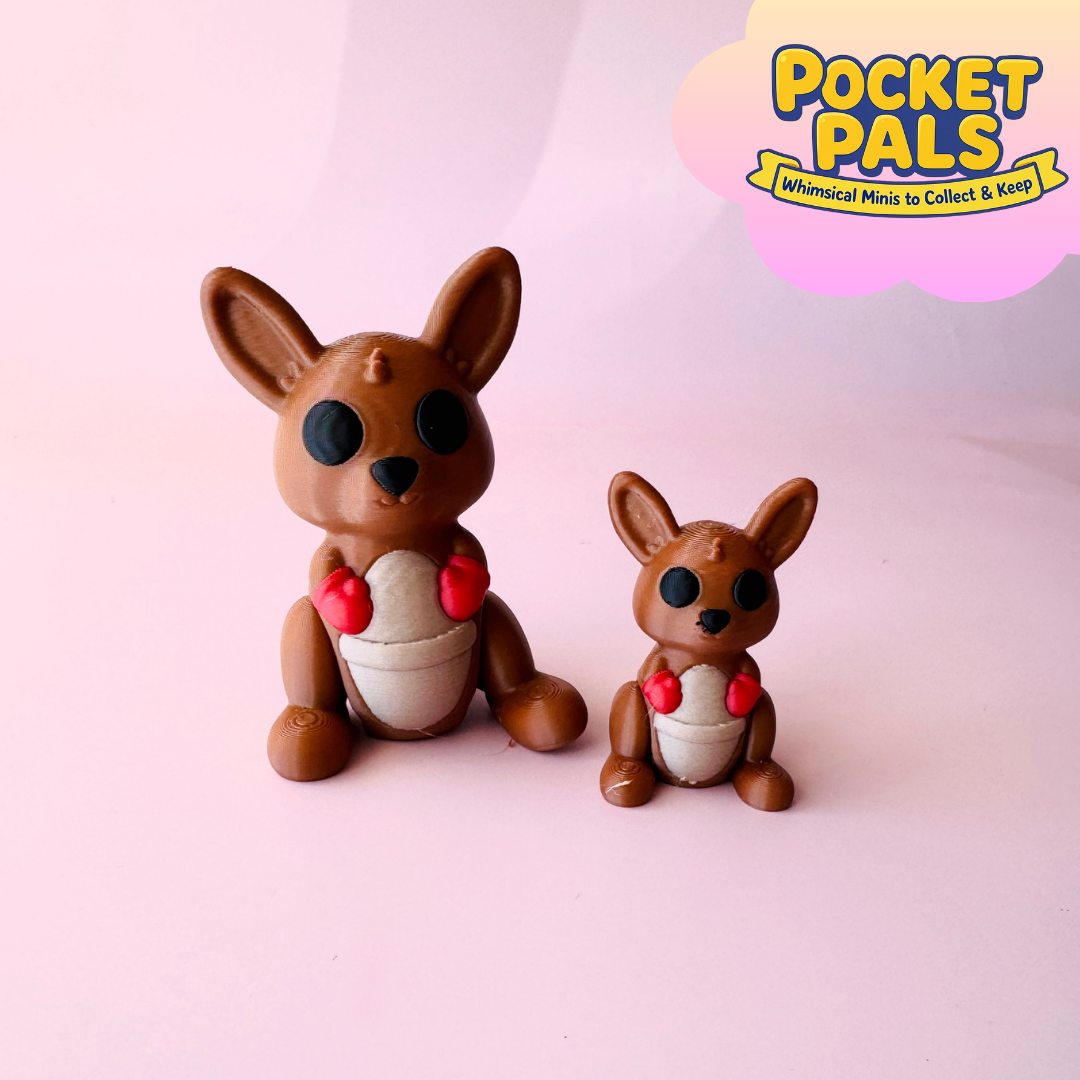 Kangaroo with Boxing Gloves Mini