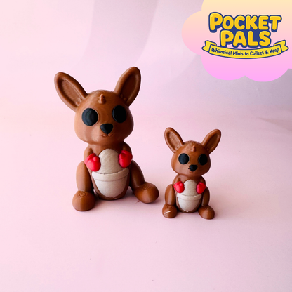 Kangaroo with Boxing Gloves Mini