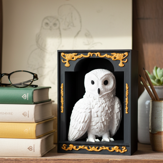 Snowy Owl Book Nook