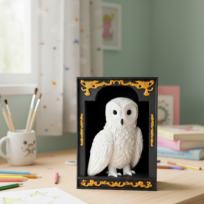 Snowy Owl Book Nook