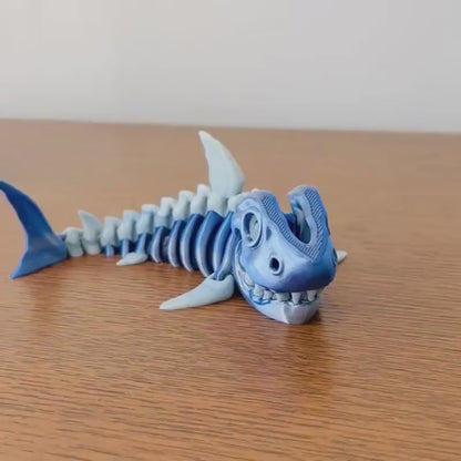 Skeleton Shark Figurine