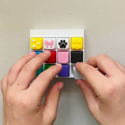 6 Key Fidget Clicker Rectangle