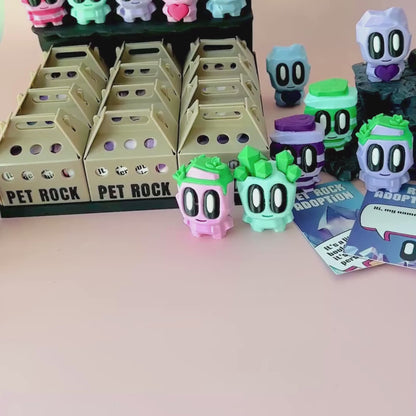 Rainbow Love Heart Pet Blob Rock